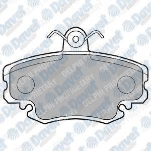 DELPHI LP885 Fren Balatasi On (100mm) Logan Clio I-Ii Megane I 07-